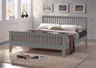 Turin Grey Wooden Bed Frame - Luminex FurnitureBedTUR3GREY