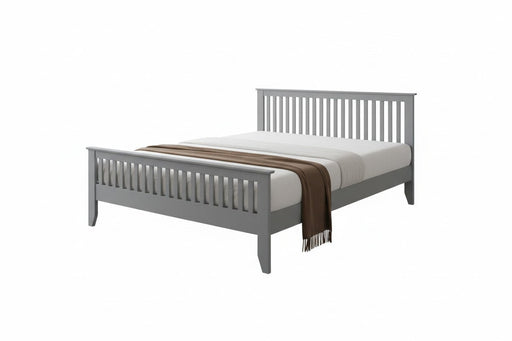 Turin Grey Wooden Bedstead - Luminex FurnitureBedTUR3GREY
