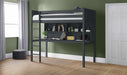 Turnberry High Sleeper Bed with Desk & Storage – Anthracite - Luminex FurnitureHigh SleepersTIT003