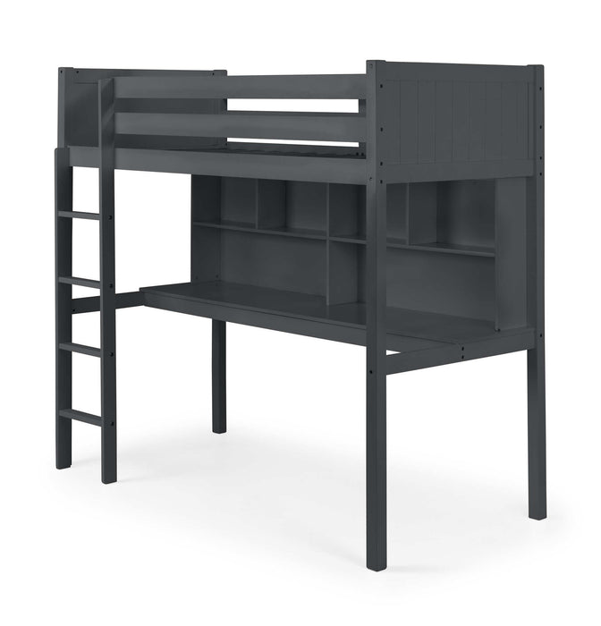 Turnberry High Sleeper Bed with Desk & Storage – Anthracite - Luminex FurnitureHigh SleepersTIT003
