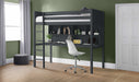 Turnberry High Sleeper Bed with Desk & Storage – Anthracite - Luminex FurnitureHigh SleepersTIT003