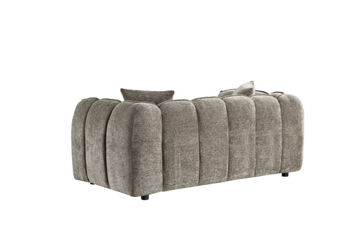 Umbria Mocha 2 Seater Sofa – Modern Channel - Tufted Design - Luminex FurnitureSofasvenice_2_str_mocha