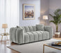 Umbria Sofa – Grey 2 Seater | Modern Channel - Tufted Design - Luminex FurnitureSofasvenice_2_str_grey