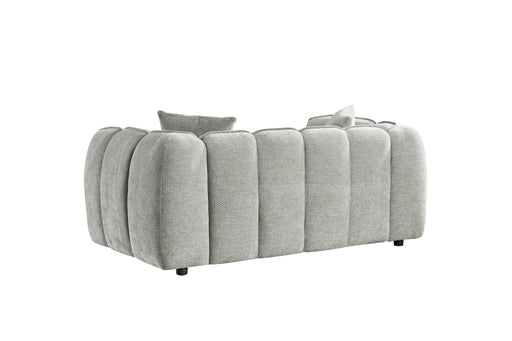Umbria Sofa – Grey 2 Seater | Modern Channel - Tufted Design - Luminex FurnitureSofasvenice_2_str_grey