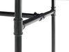 Valentina Dining Table – Mocha Elm & Black Metal - Luminex FurnitureDining TableCAR502
