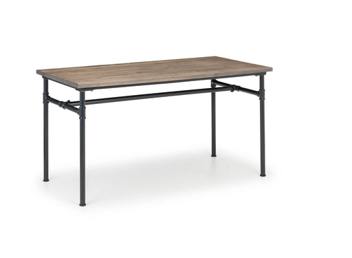 Valentina Dining Table – Mocha Elm & Black Metal - Luminex FurnitureDining TableCAR502