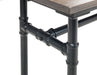 Valentina Industrial Mocha Bench - Luminex FurnitureBench SeatCAR503