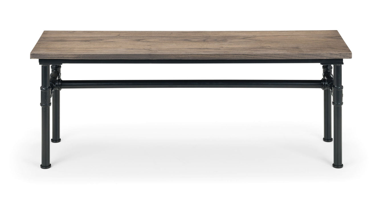 Valentina Industrial Mocha Bench - Luminex FurnitureBench SeatCAR503