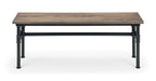 Valentina Industrial Mocha Bench - Luminex FurnitureBench SeatCAR503