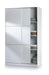 Varello White Gloss Sliding Door Wardrobe (120cm) - Luminex FurnitureWardrobe2461
