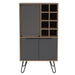 Vegas Drinks Cabinet - Bleached Oak - LuminexFurnitureDrinks Cabinet, Living, DiningVG914