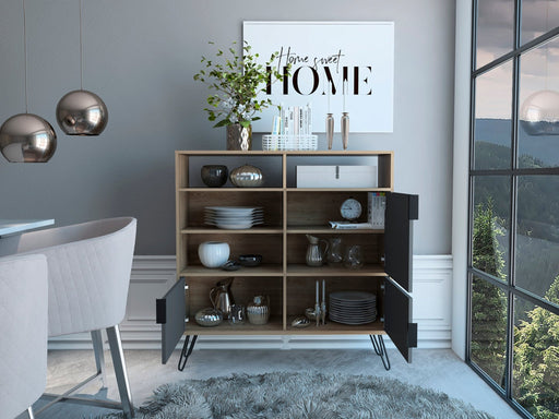Vegas Sideboard High Bleached Oak - LuminexFurnitureSideboardVG916