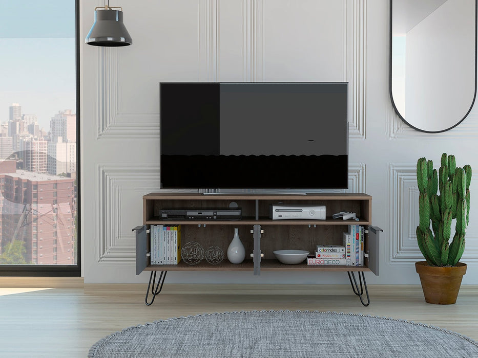 Vegas Tv Unit - Bleached Oak - LuminexFurnitureTV UnitVG912