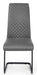 Velto Grey Upholstered Cantilever Dining Chairs – Set of 4 - Luminex FurnitureChairsXAV101