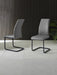 Velto Grey Upholstered Cantilever Dining Chairs – Set of 4 - Luminex FurnitureChairsXAV101