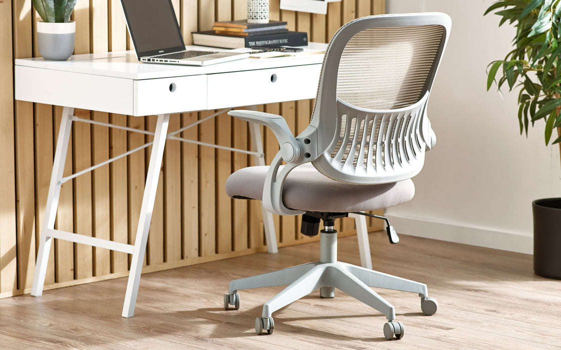 Verilo Grey Mesh Office Chair – Adjustable & Ergonomic - Luminex FurnitureOffice ChairJUN001