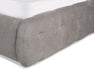 Verity Bed with Tufted Headboard - Light Taupe - Luminex FurnitureFabric BedsODE001