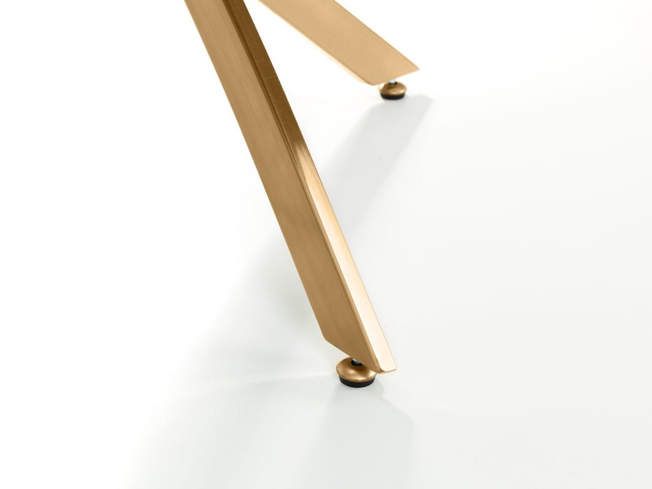 Veronica Round Dining Table – Gold & Glass - Luminex FurnitureDining TableMON120