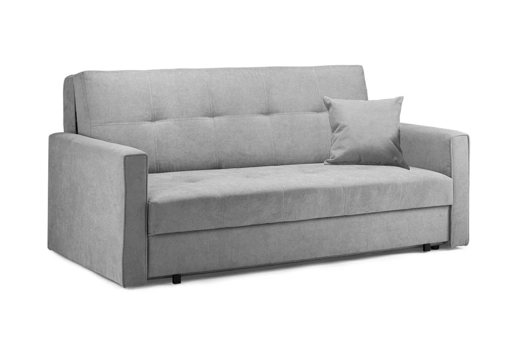 Versailles Grey 3 Seater Sofa Bed | Storage & Guest Bed - Luminex FurnitureSofasviva_sofabed_grey_3_seater
