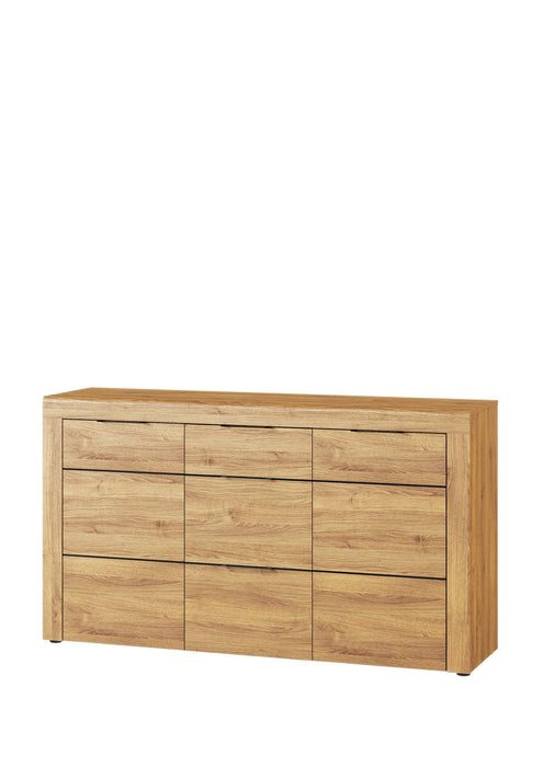 Vespera Camargue Oak &amp; Black Large Sideboard - Luminex FurnitureSideboard2706