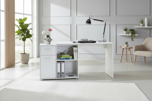 Vierra Alpine White Flexi Corner Desk - Luminex FurnitureDesk2560