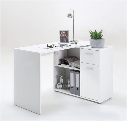 Vierra Alpine White Flexi Corner Desk - Luminex FurnitureDesk2560