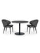 Violet Black Marble Effect Round Dining Table - Luminex FurnitureDining TableLUC302