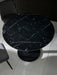 Violet Black Marble Effect Round Dining Table - Luminex FurnitureDining TableLUC302