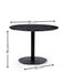 Violet Black Marble Effect Round Dining Table - Luminex FurnitureDining TableLUC302