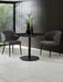 Violet Black Marble Effect Round Dining Table - Luminex FurnitureDining TableLUC302