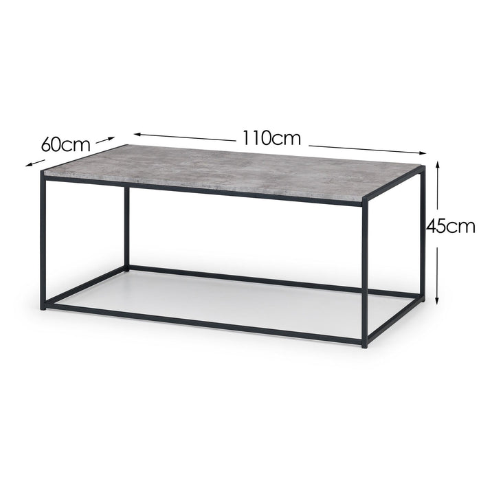 Viviana Concrete Coffee Table - Luminex FurnitureCoffee TableSTA102