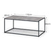 Viviana Concrete Coffee Table - Luminex FurnitureCoffee TableSTA102