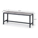 Viviana Concrete Effect Dining Bench - Luminex FurnitureBench SeatSTA105