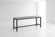 Viviana Concrete Effect Dining Bench - Luminex FurnitureBench SeatSTA105