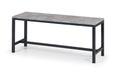 Viviana Concrete Effect Dining Bench - Luminex FurnitureBench SeatSTA105