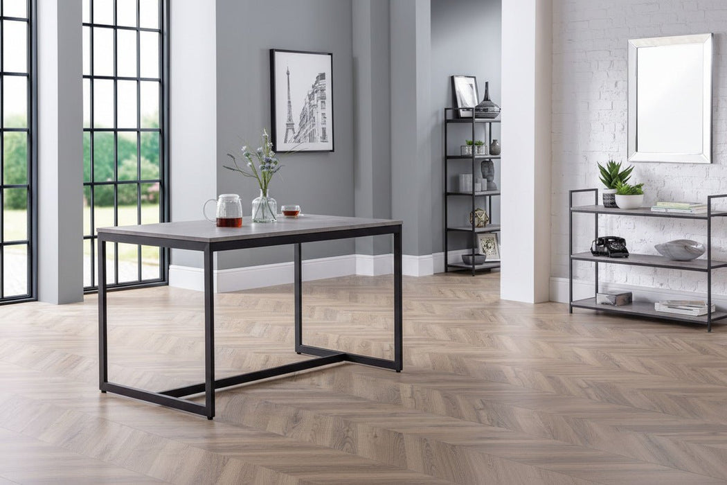 Viviana Concrete Effect Rectangular Dining Table - Luminex FurnitureDining TableSTA106