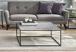 Viviana Concrete Effect Square Coffee Table - Luminex FurnitureCoffee TableSTA110