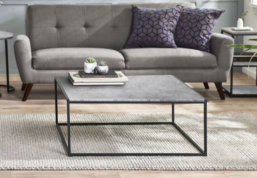 Viviana Concrete Effect Square Coffee Table - Luminex FurnitureCoffee TableSTA110