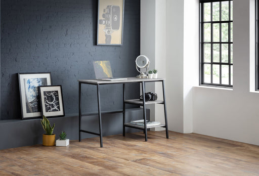 Viviana Desk – Concrete Effect & Metal Frame - Luminex FurnitureDeskSTA212