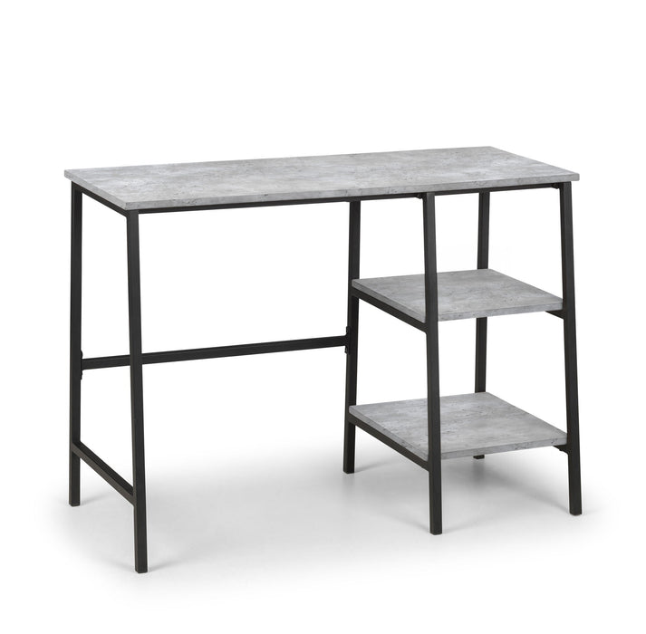 Viviana Desk – Concrete Effect & Metal Frame - Luminex FurnitureDeskSTA212