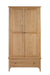 Vivienne 2 Door 1 Drawer Wardrobe – Solid Oak - Luminex FurnitureWardrobeCOT104
