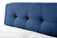 Vivienne 4 Drawer Bed Blue - Luminex FurnitureFabric BedsFUL012