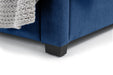 Vivienne 4 Drawer Bed Blue - Luminex FurnitureFabric BedsFUL012