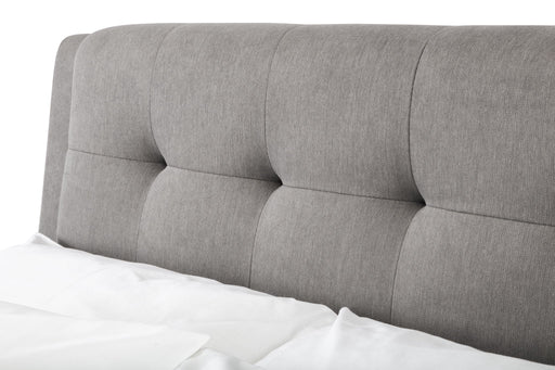 Vivienne 4 Drawer Bed Grey - Luminex FurnitureFabric BedsFUL001