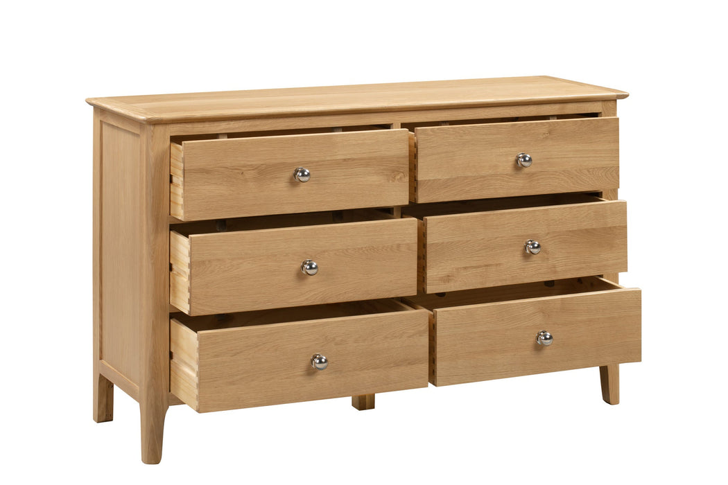 Vivienne 6 Drawer Wide Chest - Luminex FurnitureChest of drawersCOT103