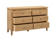 Vivienne 6 Drawer Wide Chest - Luminex FurnitureChest of drawersCOT103