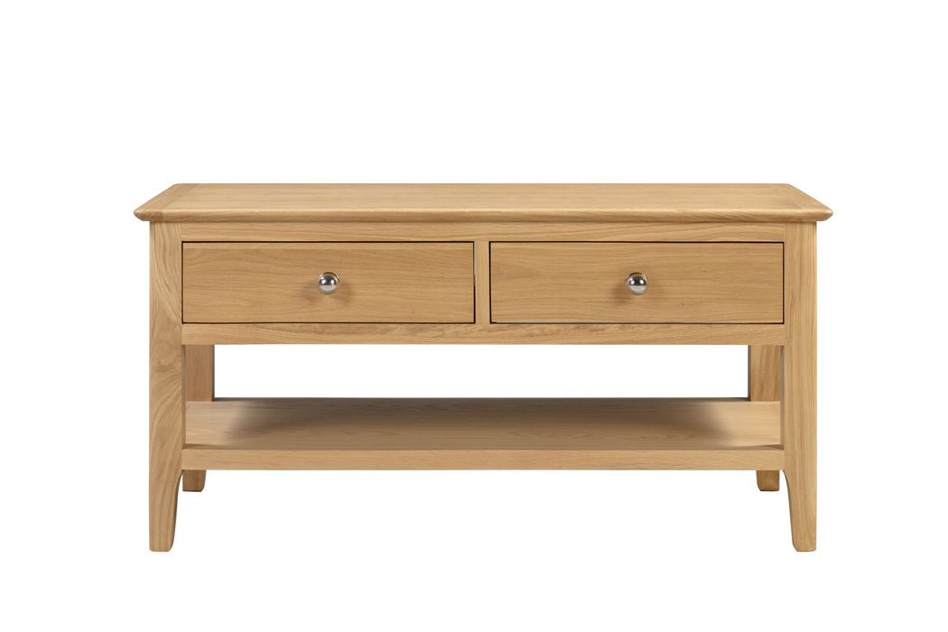 Vivienne Coffee Table – Solid Oak with Storage - Luminex FurnitureCoffee TableCOT109