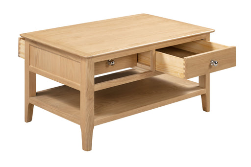 Vivienne Coffee Table – Solid Oak with Storage - Luminex FurnitureCoffee TableCOT109