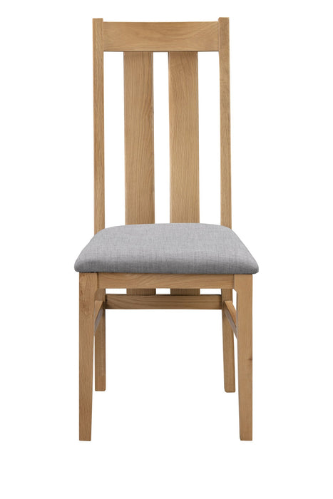 Vivienne Oak Dining Chairs – Set of 2 - Luminex FurnitureChairsCOT201