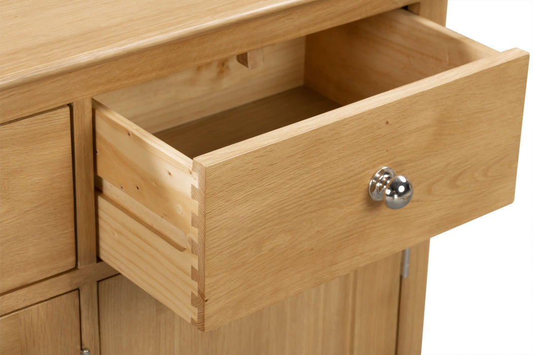 Vivienne Oak Sideboard – 3 Door 3 Drawer Storage - Luminex FurnitureSideboardCOT114